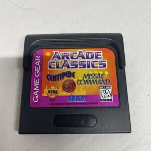 Arcade Classics (Centipede / Missile Command) Sega Game Gear Game